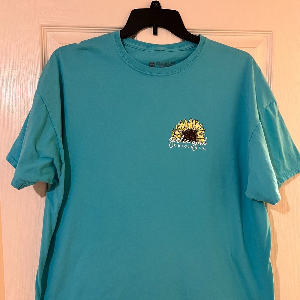 Girly Girls Original Blue/Yellow 2X Short Sleeve Tee